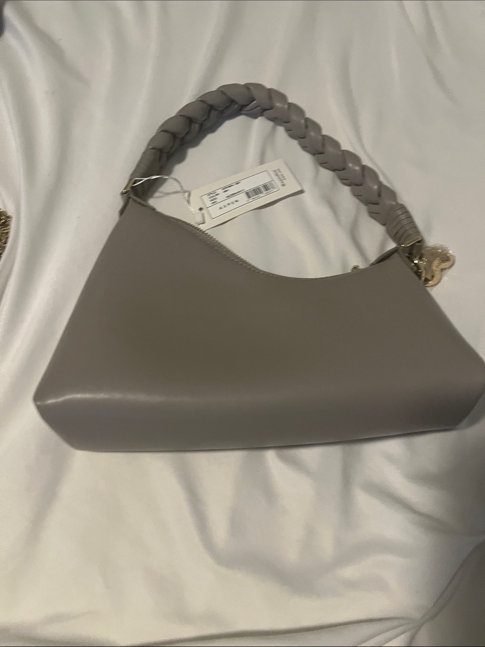 Aupen Nirvana Ash  Braided Handle  Shoulder Bag